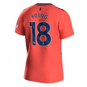 Everton Ashley Young #18 Borta Kläder 2023-24 Kortärmad